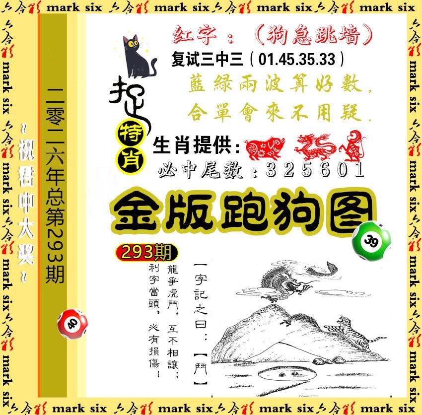 293金版跑狗